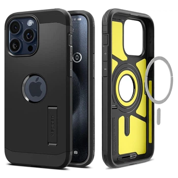 Чехол Spigen Tough Armor MagFit для iPhone 15 Pro Max Black (ACS06594)