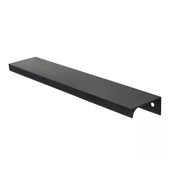 Ручка-планка в торець LEEDIS B-6805-128 (150mm) Чорна