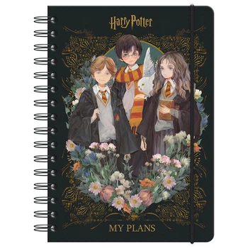 Дневник на спирали Kite Harry Potter А5 138 страниц черный (HP23-438)