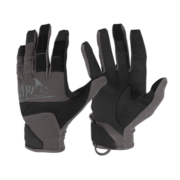 Перчатки тактические Helikon-Tex Range Tactical Gloves Black/Shadov Grey Черные L