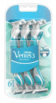 Maszynki do golenia Gillette Simply Venus 3 Sensitive 6 szt (7702018487158)
