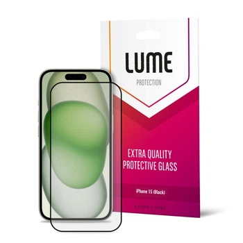 Защитное стекло LUME для iPhone 16 Pro/17/17 Pro (Black)