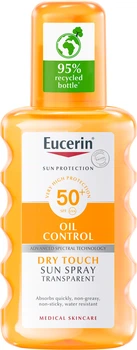 Солнцезащитный спрей для тела с матирующим эффектом Eucerin с SPF50+ 200 мл (4005800309854)
