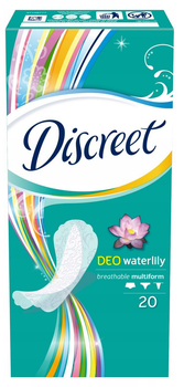 Codzienne wkładki higieniczne Discreet Deo Water Lily Single 20 szt (4015400107835)