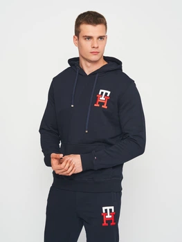 Худи утепленное мужское Tommy Hilfiger 11211.2 S Темно-синее