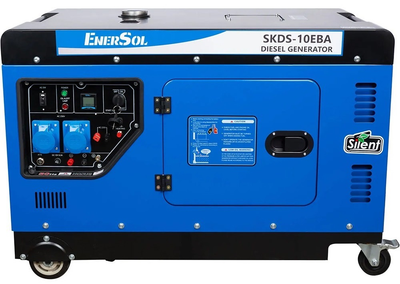 Дизельный генератор Kit Energy EnerSol SKDS-10EBA 230B 50Гц 10кВт 1-3 фазы с электростартером
