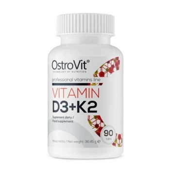 Вітаміни D3+K2 Ostrovit Vitamin D3+K2 90 tabl
