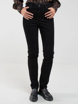 Jeansy slim fit damskie Big Star Katrina High Waist Cord-906 34-30 Czarne (5900714678326)