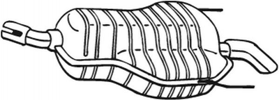 Глушник BOSAL 185647 Opel Zafira 13116516, 5852551