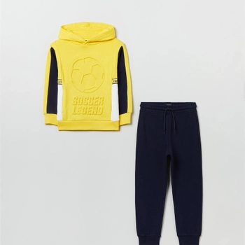 Zestaw (bluza z kapturem + spodnie) dziecięcy OVS 1820779 104 cm Yellow (8056781570364)