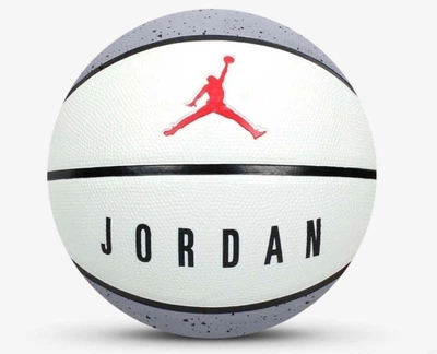 М'яч баскетбольний Nike JORDAN PLAYGROUND 2.0 8P DEFLATED CEMENT GREY/WHITE/BLACK/FIRE RED size 7 J.100.8255.049.07
