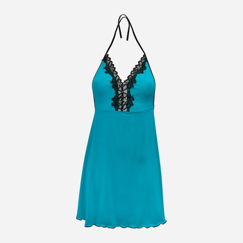 Нічна сорочка DKaren Slip Lucja L Turquoise (5902686593584)