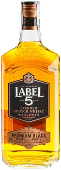 Виски Label 5 Premium Black 0.7 л 40% (3147699115718)