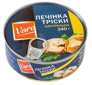 Печінка тріски VARO 5 шт х 240 г