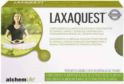 Дієтична добавка Alchemlife Laxaquest 10 капсул (7640178390935)