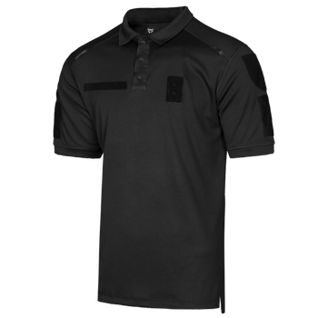 Поло футболка мужская тактическая полевая универсальная для силовых структур Camotec 1801 XXL Черный (OPT-10161)