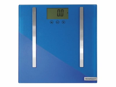 Ваги діагностичні Silvercrest SPWD 180 G1 180 кг скляні Сині