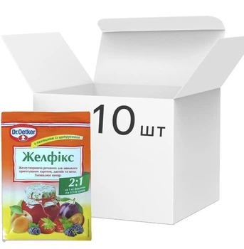 Набор 10шт Желфикс Dr.Oetker 2:1 25 гр