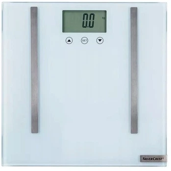 Ваги діагностичні Silvercrest SPWD 180 G1 180 кг скляні Білі