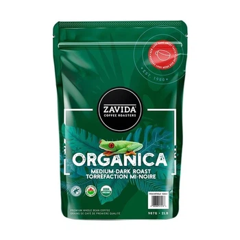 Кава Zavida Organica 100% "Органічна 100%" Обсмаження вище середнього 907г