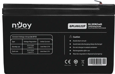 Аккумуляторная батарея Njoy GPL09122F 12V 9Ah (BTVACIUOCTA2FCN02B) AGM