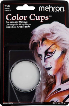 Кремовый грим Mehron Color Cups White 12 г (CCC-W) (764294502014)