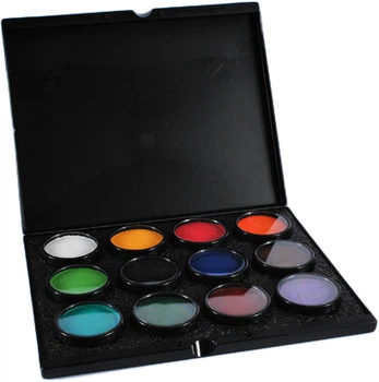 Профессиональная палитра аквагрима Mehron Paradise Makeup AQ 12 оттенков по 40 г (800-PAL-A) (764294580999)