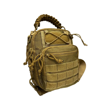 Сумка Tactical 031 Coyote тактическая сумка для переноски вещей 23,5х6х12 см (TS031-Coyote)