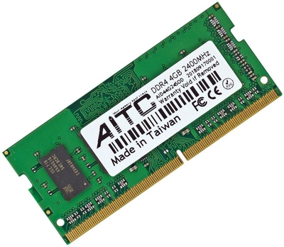 Оперативная память DDR4-2400 4Gb для ноутбука SODIMM PC4-19200 AITC AID44G24SOD 4096MB (770008505)