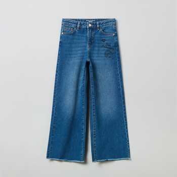 Підліткові джинси-кльош для дівчинки OVS 1845796 158 см Сині (8056781834640)