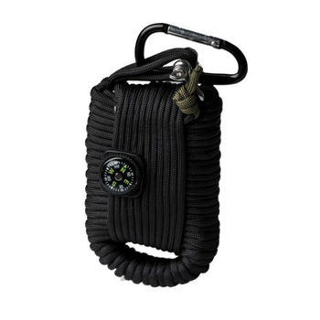 Набір Sturm Mil-Tec PARACORD SURVIVAL KIT LARGE (Black) 12 m