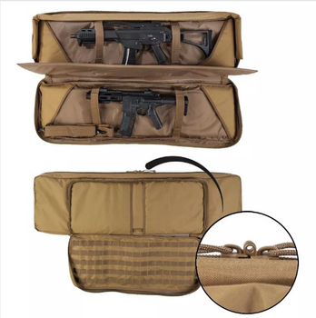 Сумка Койот Тронспортувальна mil-tec rifle case double 16193405