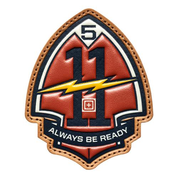 Нашивка 5.11 Tactical Bolt and Arrowhead Patch (Red) Единый