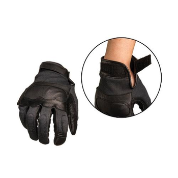 Перчатки Sturm Mil-Tec Leather and Aramide Tactical Gloves (Black) XL