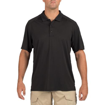 Футболка 5.11 Tactical поло Helios Short Sleeve Polo (Black) 2XL