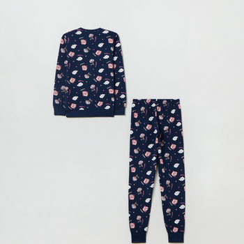 Piżama (longsleeve + spodnie) OVS 1843814 146 cm Blue (8056781808481)