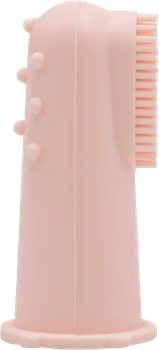 Силіконова зубна щітка Difrax масажна Pink (377 Pink)