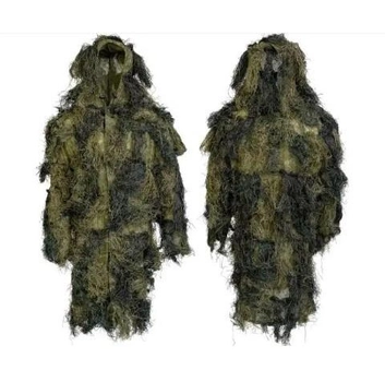 Маскувальний костюм Mil-Tec Anti Fire 4pc Ghillie Suit лісовий камуфляж 11961820 XL/XXL