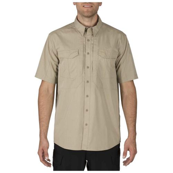 Рубашка 5.11 Tactical с коротким рукавом 5.11 Stryke Shirt - Short Sleeve (Khaki) S