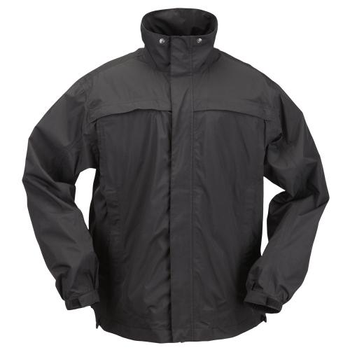 Куртка для штормової погоди 5.11 Tactical TacDry Rain Shell (Black) XS