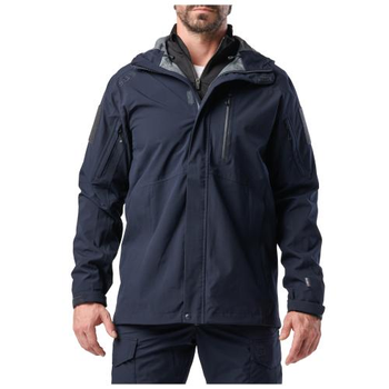 Куртка 5.11 Tactical штормовая Force Rain Shell Jacket (Dark Navy) L