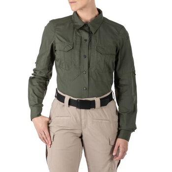 Рубашка 5.11 Tactical женская Women' Stryke Long Sleeve Shirt (Tdu Green) M