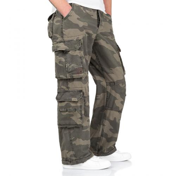 Штани Surplus Raw Vintage SURPLUS AIRBORNE VINTAGE TROUSERS (Black Camo) L