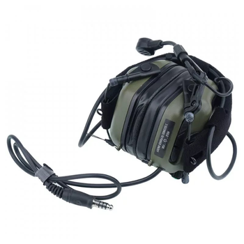 Навушники активні з мікрофоном Earmor M32 Mark3 MilPro + кріплення на каску шолом (15195kr)