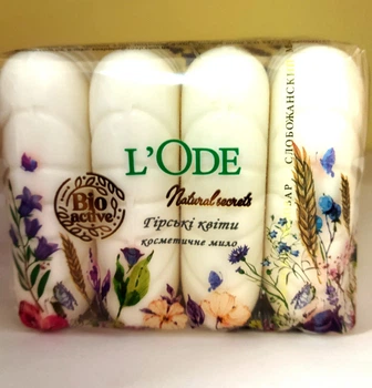 Мило тверде LODE гірські квіти 4*60