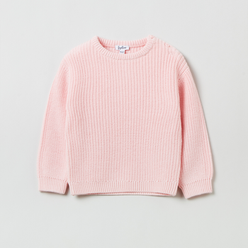 Дитячий светр для дівчинки OVS 1892037 98 см Рожевий (8052147139633)