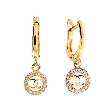 Сережки-підвіски Diamant С2884 (540189)
