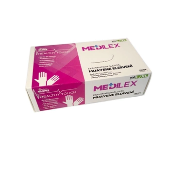 Медичні рукавички Medilex, TPE, рожеві, L/XL, 100 шт Reflex