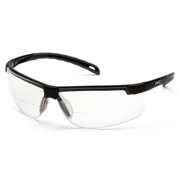 Біфокальні захисні окуляри Pyramex Ever-Lite Bifocal (clear+2.0) H2MAX Anti-Fog, прозорі біфокальні з діоптріями