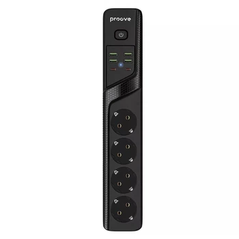 Мережевий фільтр (подовжувач) Proove Power Socket P-04 (4 розетки + 4 USB + 2 Type-C) 2М (PSP442420001)